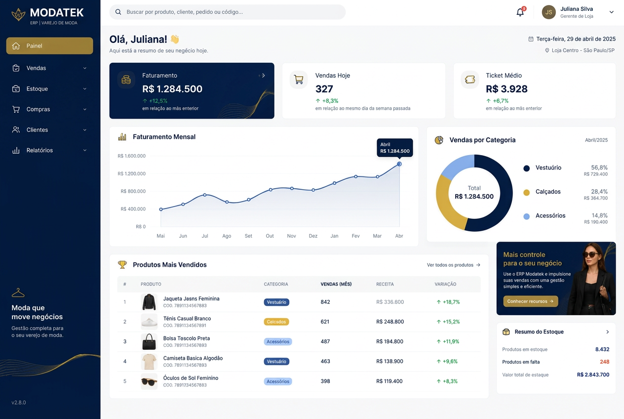 Modatek — Gestão de Varejo
